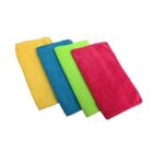 A2D Combo of Microfiber Clothes- Pack of 4 (Assorted colors)