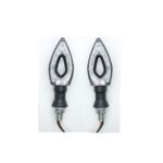 A2D Bike R-Leaf-SHP Sleek SMD Led Turn Indicators Set of 2 Red