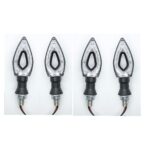A2D Bike R-Leaf-SHP Sleek SMD Led Turn Indicators Set of 4 Red