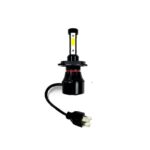 A2D 12V 3-Side Led H4 Hs1 Bike Headlight Bulb Replacement High-Low Beam-White