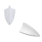 A2D Shark Fin Shape Decorative Roof Car Antenna White