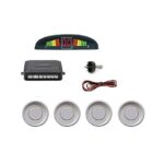 A2D Car Reverse Parking Sensor with LED Display- Silver