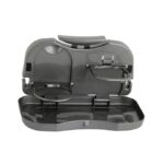 A2D Car Back Seat Organizer Folding Car Back Seat Table Drink Food Cup Tablet - Black