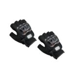 A2D Probiker Half Finger Racing Biking Driving Motorcycle Gloves - Black