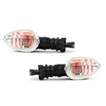 A2D Clear Glass OEM Bike Turn Indicators for Yamaha Set of 2