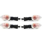 A2D Clear Glass OEM Bike Turn Indicators for Yamaha Set of 4